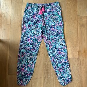 Lilly Pulitzer Jogger Style Flowy Pants